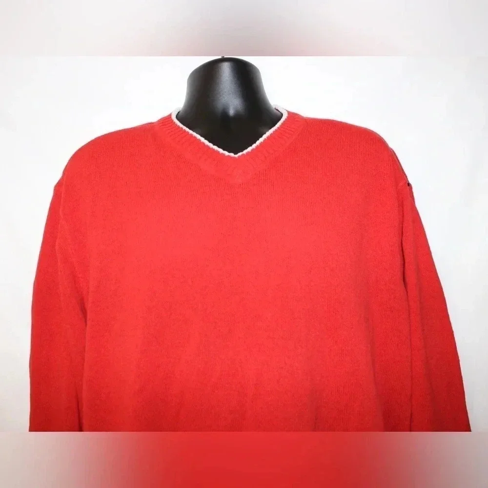 Vintage Men’s Callaway Golf Sport V-Neck Pullover Sweater Size Large